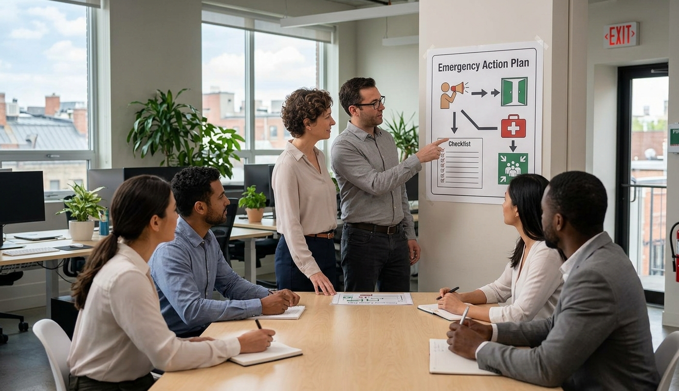 how does an emergency action plan benefit your workplace?