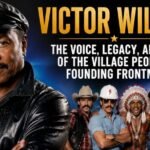 Portrait of Victor Willis with a disco-themed background representing his legacy as the founding frontman and lead voice of the Village People.